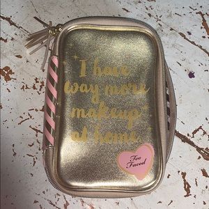 Benefit cosmetics makeup bag :)